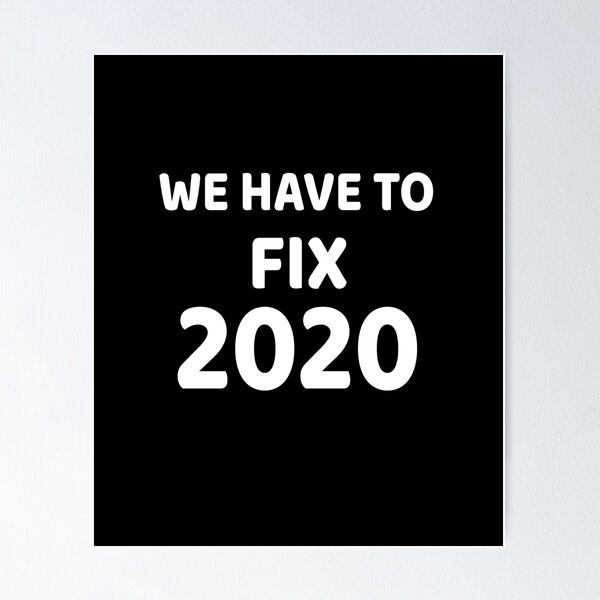 Artikel-Vorschau von Wir müssen 2020 reparieren, designt und verkauft von Yotti-Design.