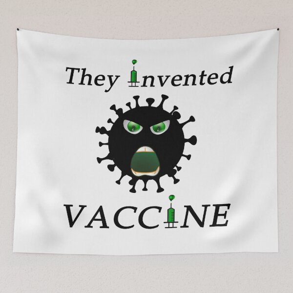 Item preview, They Invented Vaccine designed and sold by SAIDDIA.