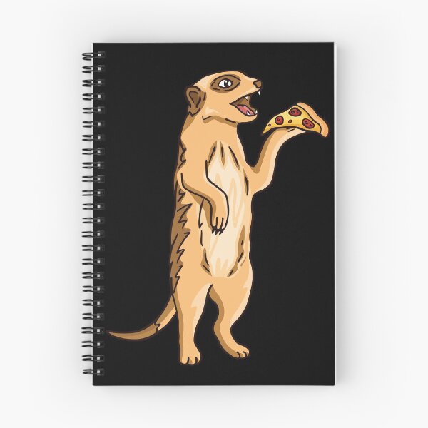 Item preview, Professional Pizza Eater Meerkat designed and sold by Piztees.