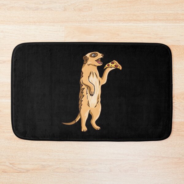 Item preview, Professional Pizza Eater Meerkat designed and sold by Piztees.