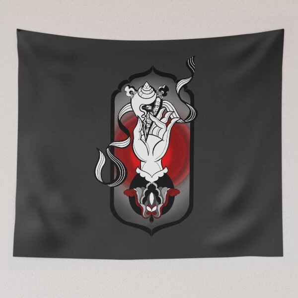 Item preview, Eight Auspicious Symbol - The Conch Shell designed and sold by Anicatattoos.