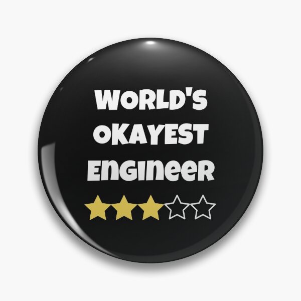 Item preview, Funny World's Okayest Engineer Gag Gifts designed and sold by FazCreations.