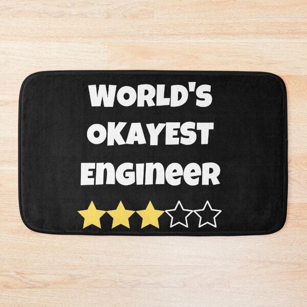 Item preview, Funny World's Okayest Engineer Gag Gifts designed and sold by FazCreations.