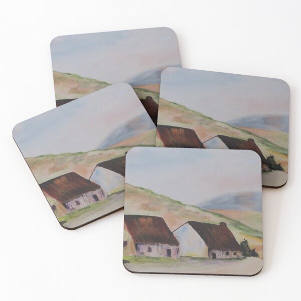 Item preview, Scottish Croft Cottages - Watercolour Painting designed and sold by lezvee.
