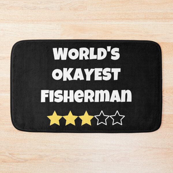 Item preview, Funny World's Okayest Fisherman Gag Gifts Average Stars designed and sold by FazCreations.