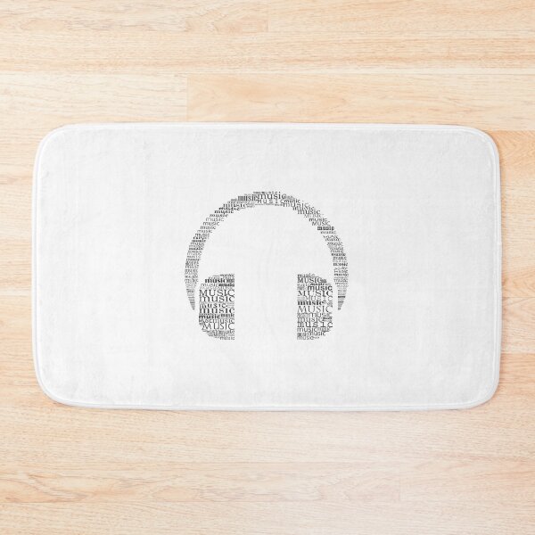 Item preview, Headphone on chalkboard designed and sold by adiosmillet.