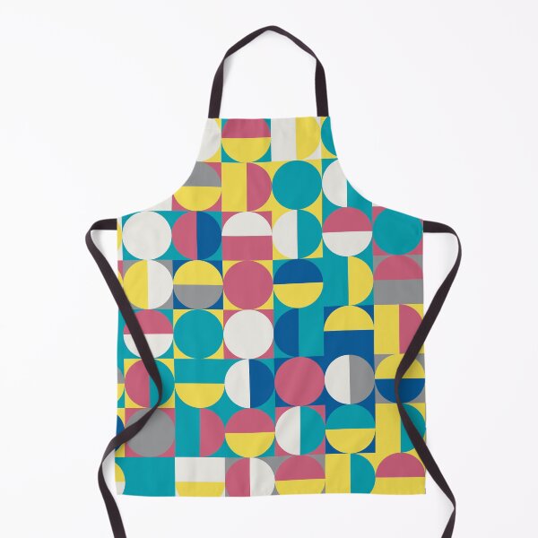 Item preview, Geometric shapes in yellow and gray color palette in abstract mosaic designed and sold by acidmit.