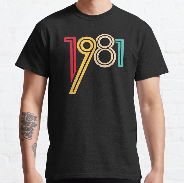 Vintage 1981, 40th Birthday Gift Classic T-Shirt