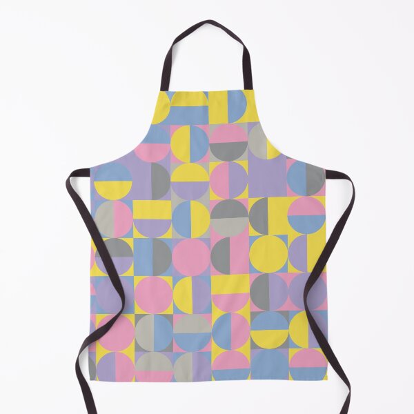 Item preview, Geometric shapes in yellow and gray color palette in abstract ornament designed and sold by acidmit.