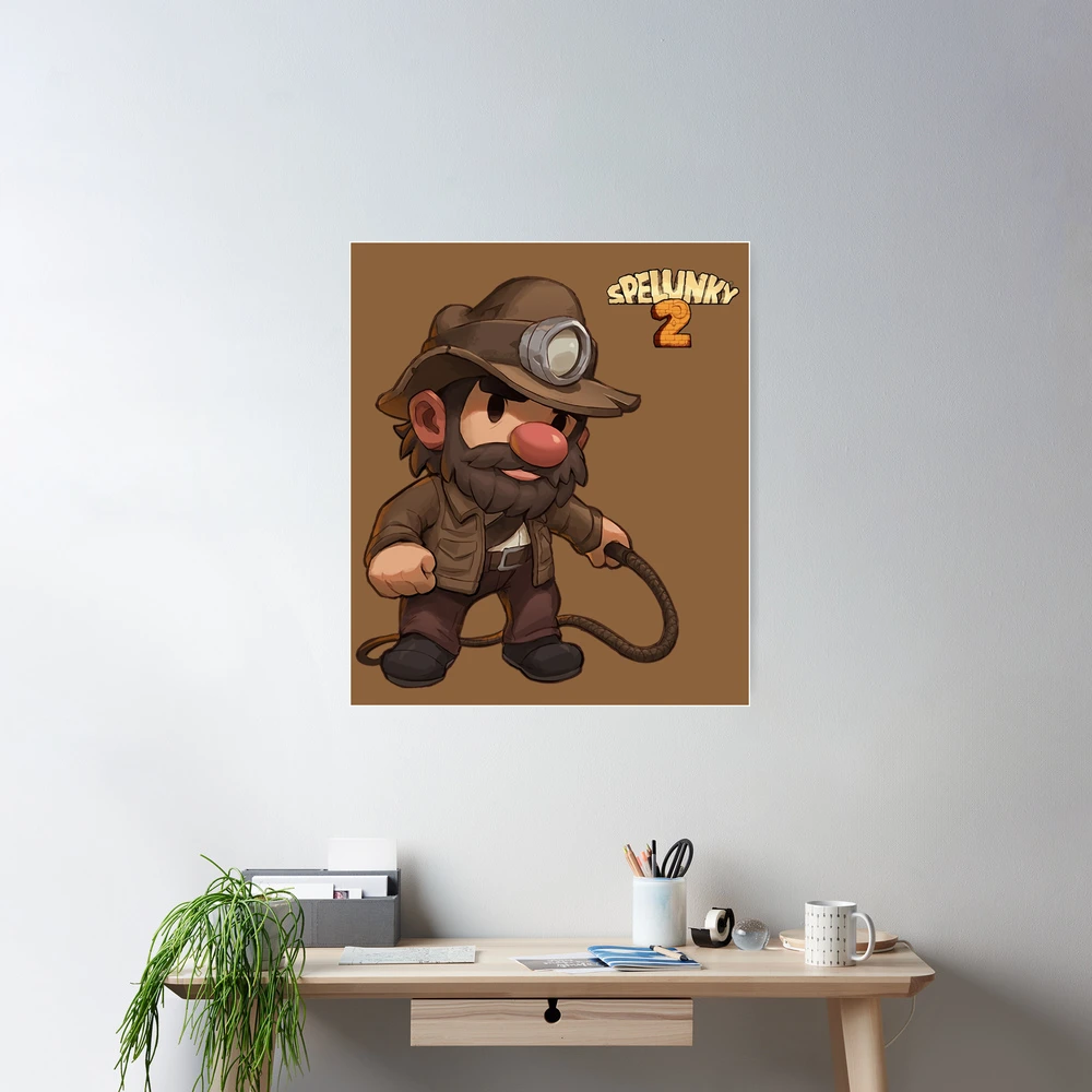 Classic Guy - Spelunky 2 Poster for Sale by remembermekid