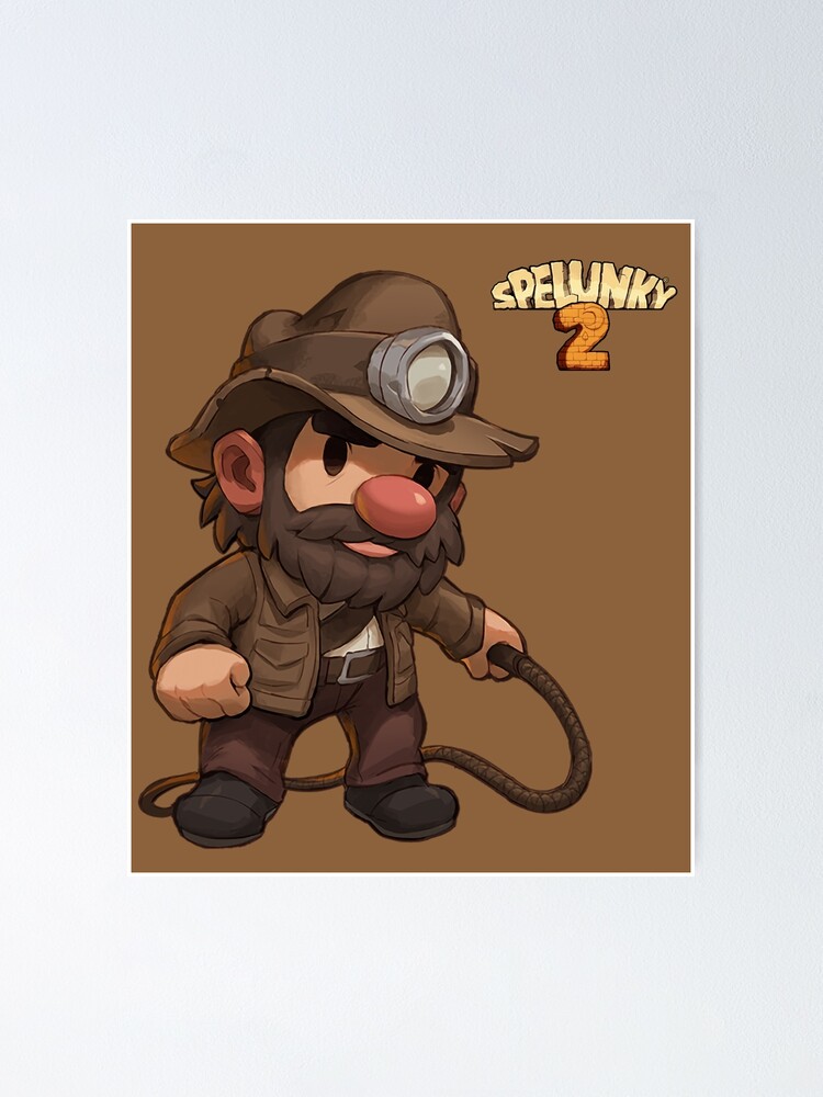 Classic Guy - Spelunky 2 Poster for Sale by remembermekid