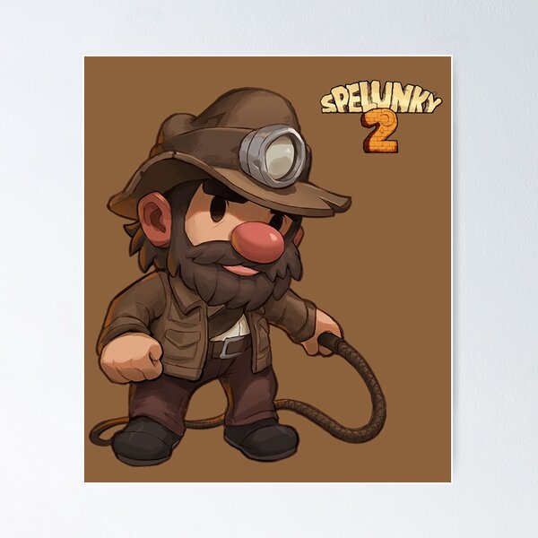 Spelunky 2 Player Characters Pattern Greeting Card for Sale by