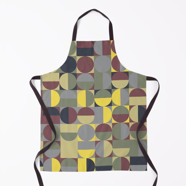 Item preview, Abstract ornament with geometric elements in yellow and gray color palette designed and sold by acidmit.