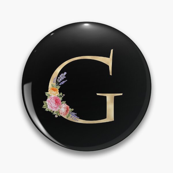 Item preview, Gold Letter G With Garden Flowers | Floral Wedding Letters designed and sold by SerendipityNow.