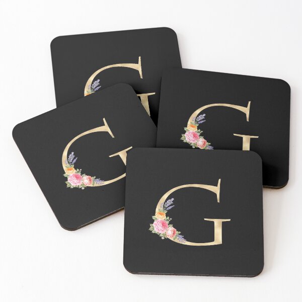 Item preview, Gold Letter G With Garden Flowers | Floral Wedding Letters designed and sold by SerendipityNow.
