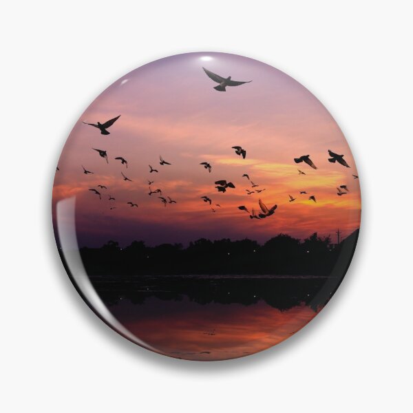 Item preview, Silhouette of Mountain and Birds designed and sold by TBShali.