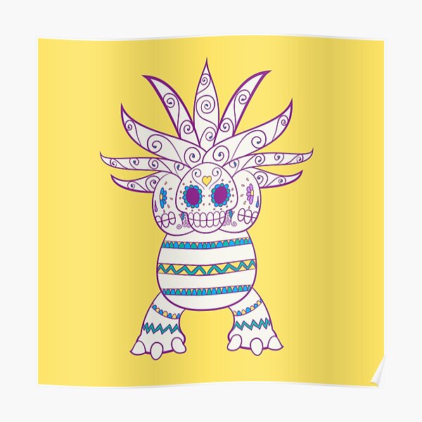 Exeggutor Pokemuerto | Pokemon & Day of The Dead Mashup Poster