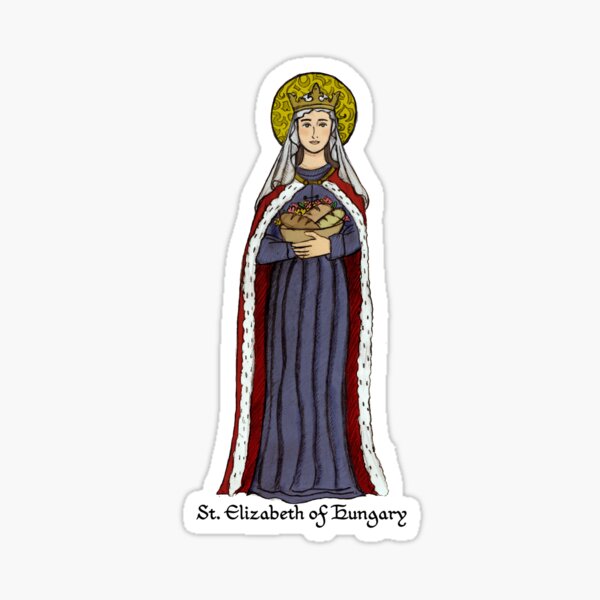 Aperçu de l'œuvre Sainte Elisabeth de Hongrie créée et vendue par Angela Arts.