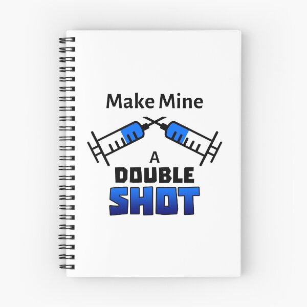 Item preview, Make Mine a Double Shot Vaccine (Light Background) designed and sold by pbstylesetters.
