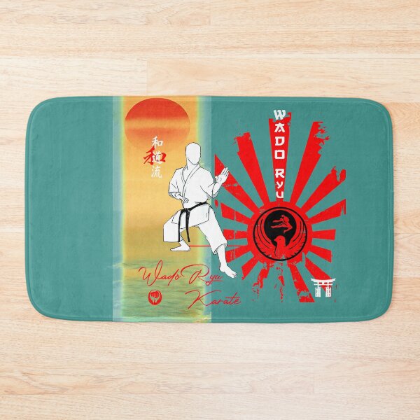 Item preview, Wado Ryu Karate Red Mist Fighter - Martial Arts Design designed and sold by Zanshin-Art.
