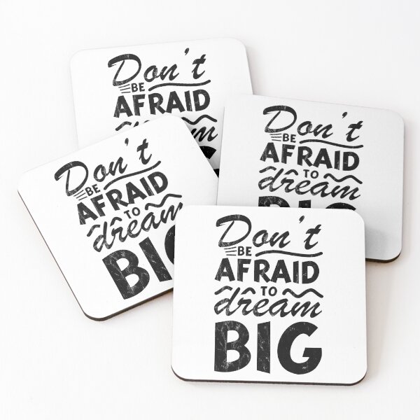 Item preview, Don't be afraid to dream big  designed and sold by feether-store.