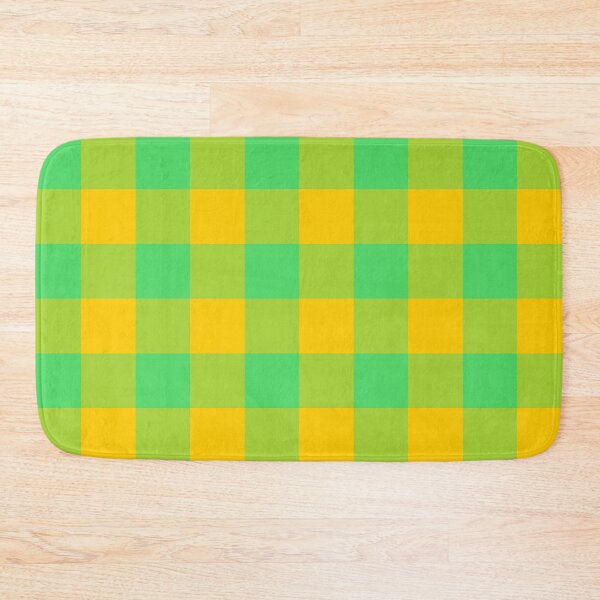 Item preview, Yellow and green checkered pattern designed and sold by acidmit.