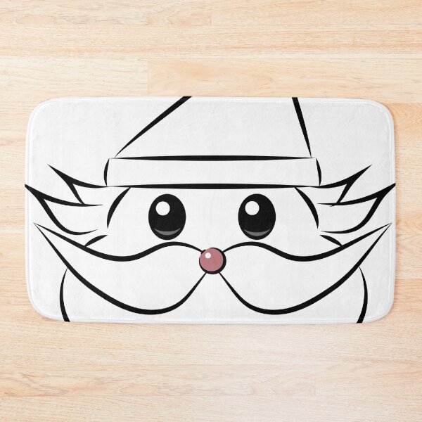 Item preview,  Christmas Santa Claus Face Line Art  designed and sold by Moyanana.