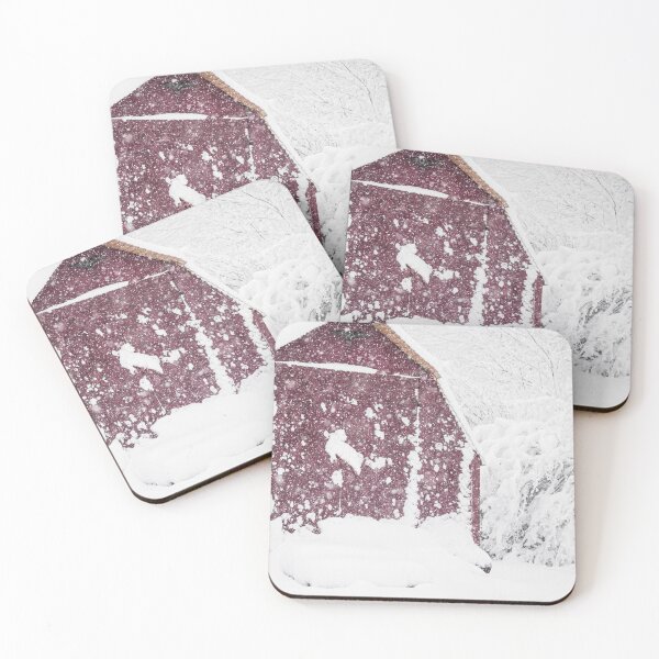 Item preview, Red Barn Snow designed and sold by Shannon Bosley.