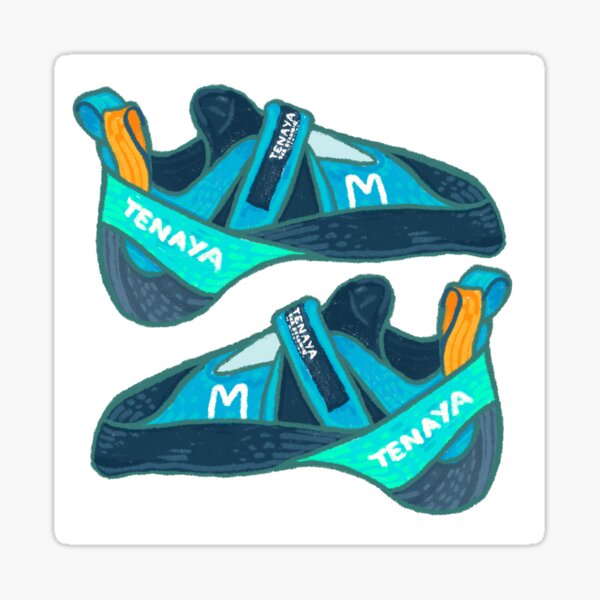 Climbing Shoe Print - Tenaya Mastia Sticker