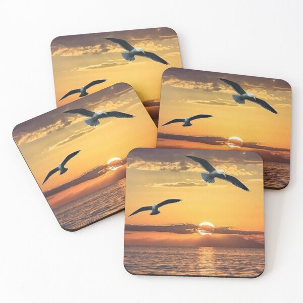 Item preview, Lovely couple bird with romantic sunset. designed and sold by Lan thi Nguyen.