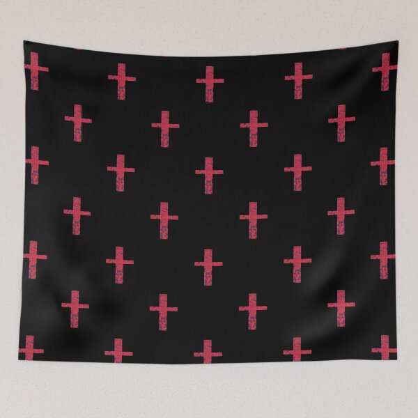 Item preview, Gothic Red and Black Cross print designed and sold by DemonicGloom.