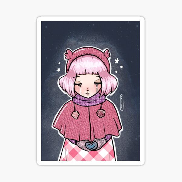 Item preview, Pink sad girl designed and sold by Enigmay.