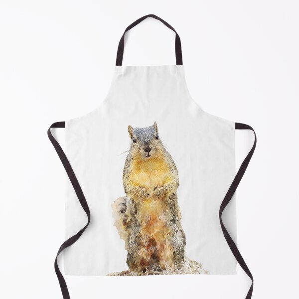 Item preview, Funny Squirrel Realistic Watercolor Print Graphic designed and sold by DSArtGoods.