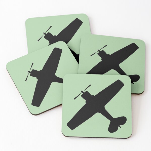 Item preview, Propeller Driven Aircraft Flight Top View - Black Version designed and sold by AeroAstro.