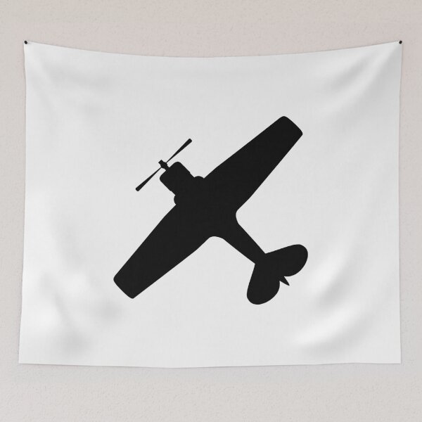 Item preview, Propeller Driven Aircraft Flight Top View - Black Version designed and sold by AeroAstro.