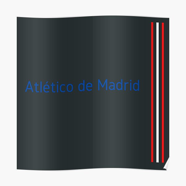 Atletico Madrid Logo Posters Redbubble