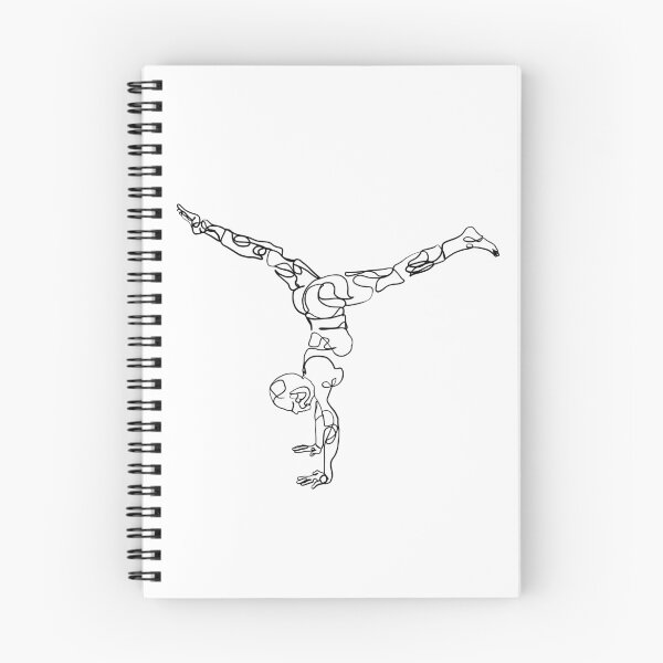 Item preview, Contour Line Yoga-Split Handstand 2 designed and sold by FranksArtWorld.