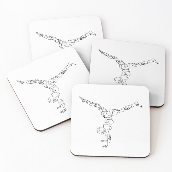 Item preview, Contour Line Yoga-Split Handstand 2 designed and sold by FranksArtWorld.