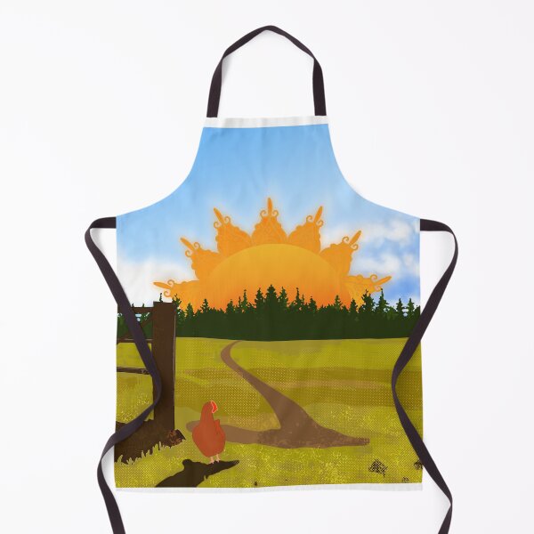 Item preview, chicken at sunset designed and sold by Catherine Milchard.