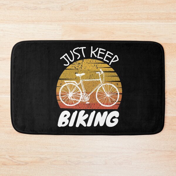 Item preview, Just keep biking funny cyclist riding designed and sold by OneTimeEngineer.