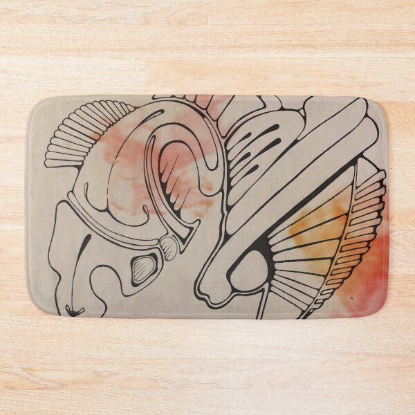 Item preview, Fire Orange Alien Skeleton Space Ship Swirl designed and sold by iamstevivaughn.