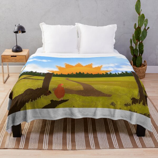 Item preview, chicken at sunset designed and sold by Catherine Milchard.