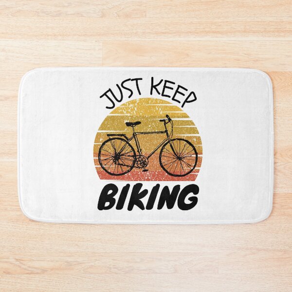 Item preview, Just keep biking funny cyclist riding designed and sold by OneTimeEngineer.