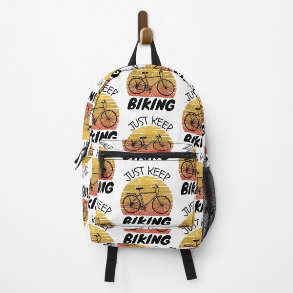 Item preview, Just keep biking funny cyclist riding designed and sold by OneTimeEngineer.