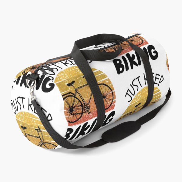 Item preview, Just keep biking funny cyclist riding designed and sold by OneTimeEngineer.