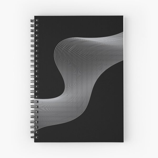 Item preview, Elegant, modern, futuristic graphic pattern in wave abstraction designed and sold by theendup.
