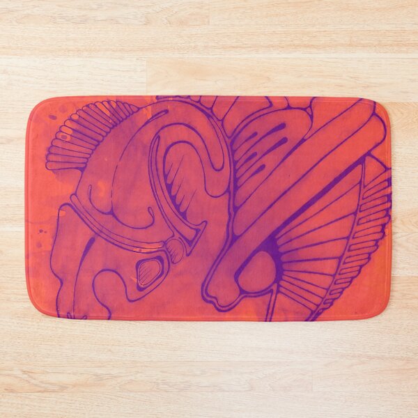 Item preview, Neon Orange Red Alien Skeleton Space Ship designed and sold by iamstevivaughn.