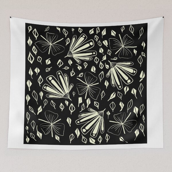Item preview, Black And White Floral Pattern designed and sold by Vestica.
