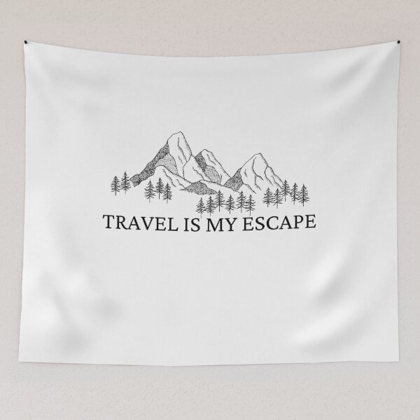 Item preview, Travel is my escape designed and sold by Kritika 99.