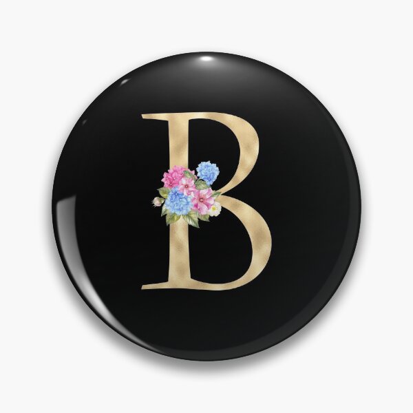 Item preview, Gold Letter B With Garden Flowers | Floral Wedding Letters designed and sold by SerendipityNow.